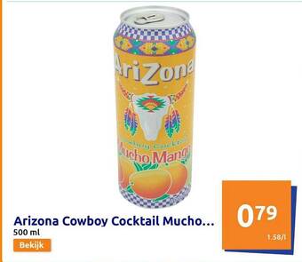 Action Arizona cowboy cocktail mucho mango aanbieding