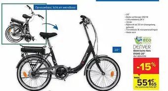 Carrefour Denver elektrische fiets aanbieding