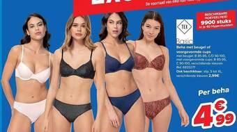 Carrefour Beha met beugel of voorgevormde cups aanbieding