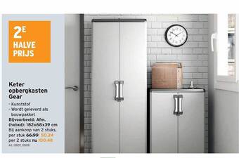 GAMMA Keter opbergkasten gear aanbieding