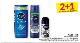 Intermarché Nivea men aanbieding