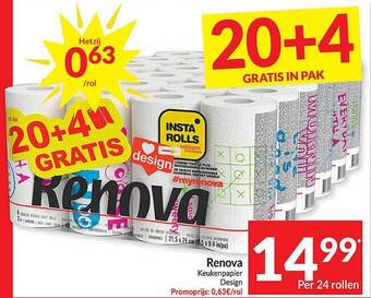 Intermarché Renova keukenpapier aanbieding
