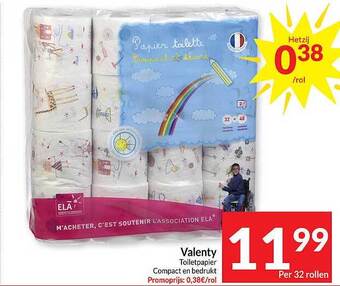 Intermarché Valenty toiletpapier aanbieding