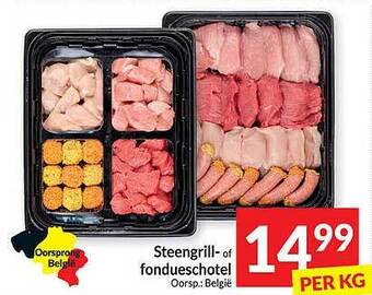 Intermarché Steengrill of fondueschotel aanbieding