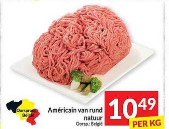 Intermarché Américain van rund natuur aanbieding