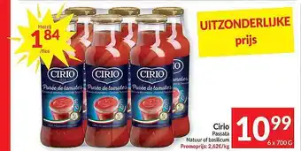 Intermarché Cirio passata aanbieding