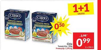 Intermarché Cirio tomato frito aanbieding