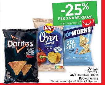 Doritos, lay's of popworks