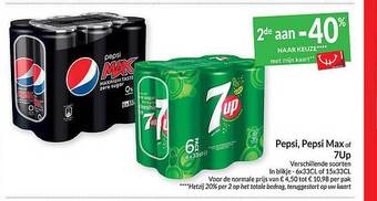 Intermarché Pepsi, pepsi max of 7up aanbieding