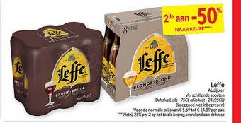 Intermarché Leffe abdijbier aanbieding