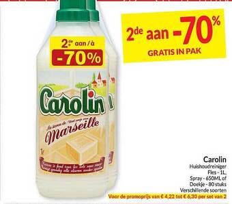Intermarché Carolin huishoudreiniger aanbieding
