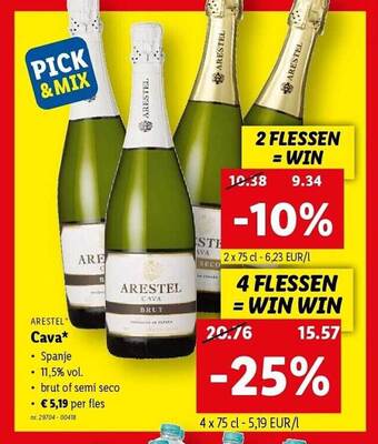 Lidl Arestel cava aanbieding