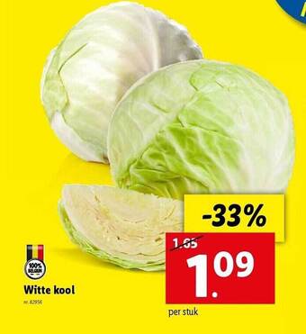 Lidl Witte kool aanbieding