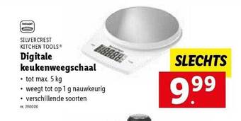 Lidl Digitale keukenweegschaal aanbieding