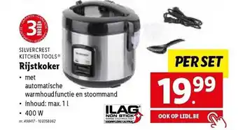 Lidl Silvercrest kitchen tools rijstkoker aanbieding