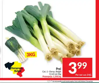 Intermarché Prei 3 kg aanbieding
