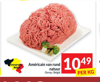 Intermarché Americain van rund natuur aanbieding