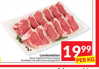 Intermarché Lamskoteletten aanbieding