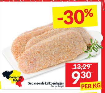 Intermarché Gepaneerde kalkoenlapjes aanbieding