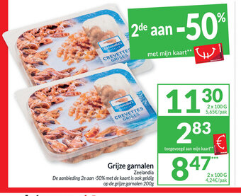 Intermarché Grijze garnalen aanbieding