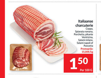 Intermarché Italiaanse charcuterie aanbieding
