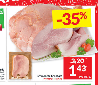 Intermarché Gesmoorde beenham 100 g aanbieding