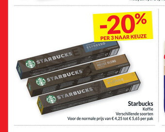 Intermarché Starbucks koffie aanbieding
