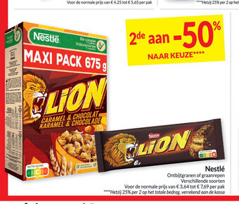 Intermarché Nestle ontbijtgranen of graanrepen aanbieding