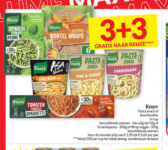 Intermarché Knorr Pasta snack of Asia Noodles aanbieding
