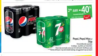 Intermarché Pepsi, Pepsi Max of 7Up aanbieding