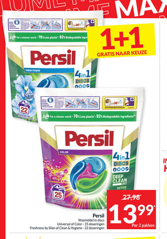 Persil wasmiddel in discs