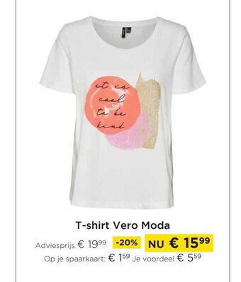 Molecule T-shirt Vero Moda aanbieding