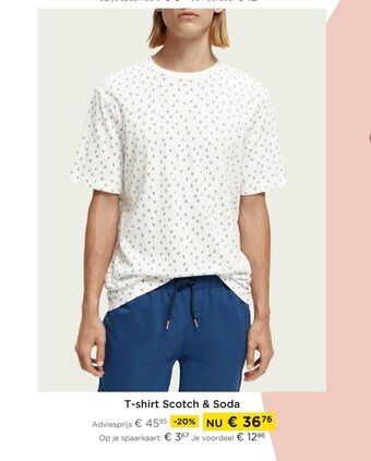 Molecule T-shirt Scotch & Soda aanbieding