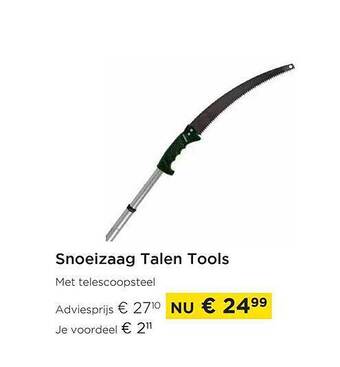 Snoeizaag talen tools