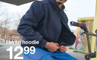 Zeeman Heren hoodie aanbieding
