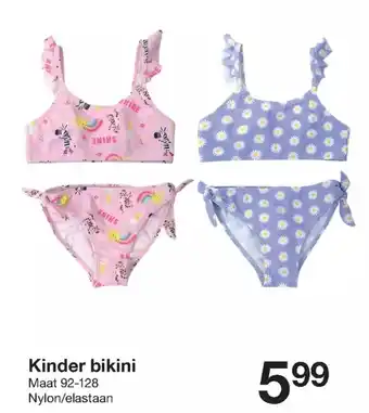 Zeeman Kinder bikini 92-128 aanbieding