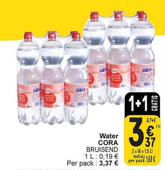 Cora Water aanbieding