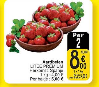 Cora Aardbeien aanbieding