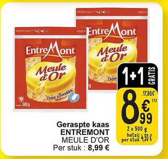 Cora Geraspte kaas entremont aanbieding