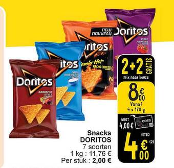 Cora Snacks doritos aanbieding