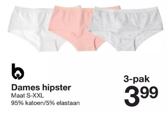 Zeeman Dames hipster S-XXL aanbieding
