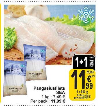 Cora Pangasiusfilets sea aanbieding
