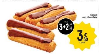 Cora Éclairs met chocolade aanbieding