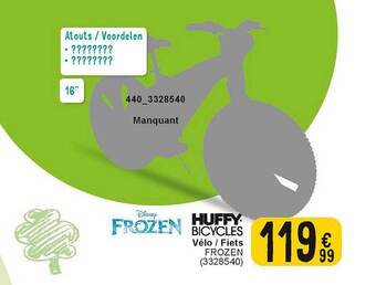 Cora Fiets frozen aanbieding