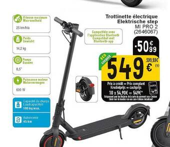 Cora Elektrische step aanbieding