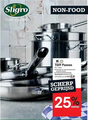 Sligro Tgff pannen aanbieding