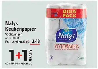 Sligro Nalys keukenpapier aanbieding
