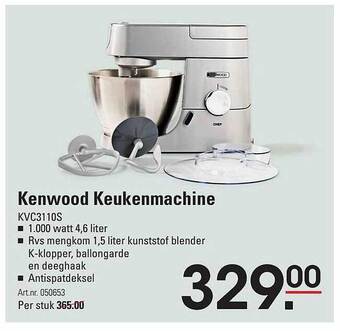 Sligro Kenwood keukenmachine aanbieding