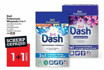 Sligro Dash professional waspoeder 2in1 aanbieding