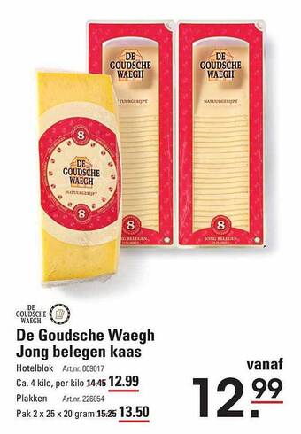 Sligro De goudsche waegh jong belegen kaas aanbieding